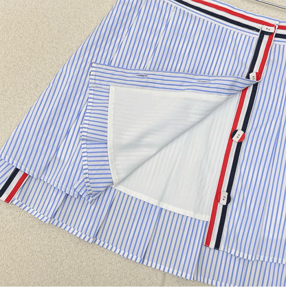 Women's contrast ribbon patchwork skirt THOM TREND