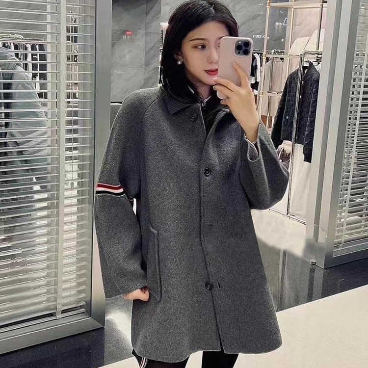 wool knit coat - Image 2