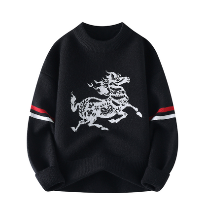 2025SS Horse zodiac sweater THOM TREND