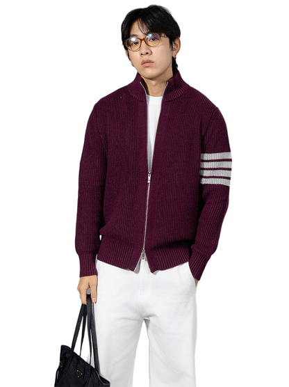 2025SS Stand collar cardigan THOM TREND