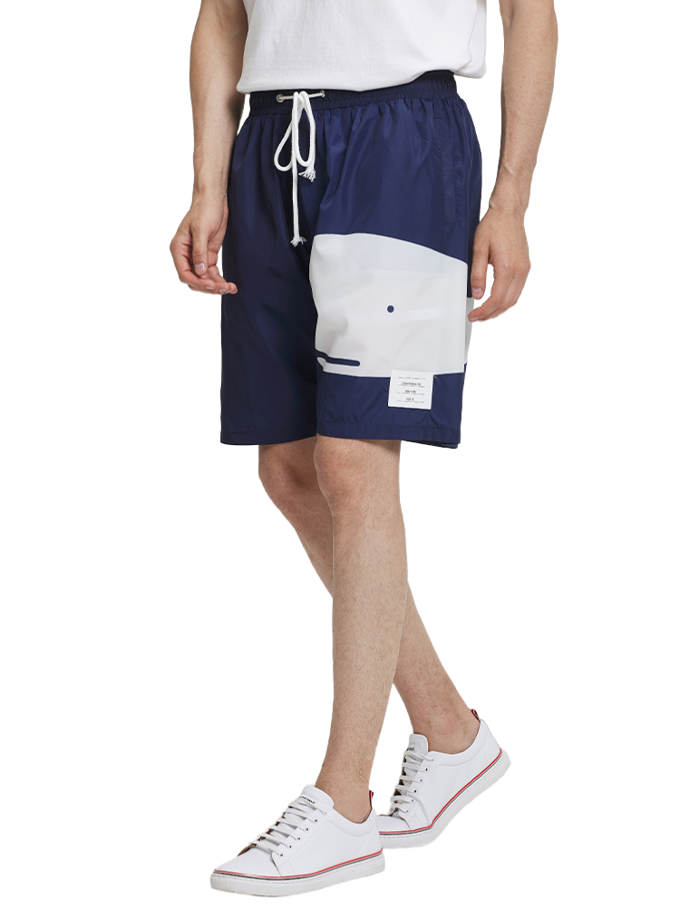 Thom Browne Style Whale Beach Sun Protection Shorts - Quick - Dry Swim Shorts - Image 5