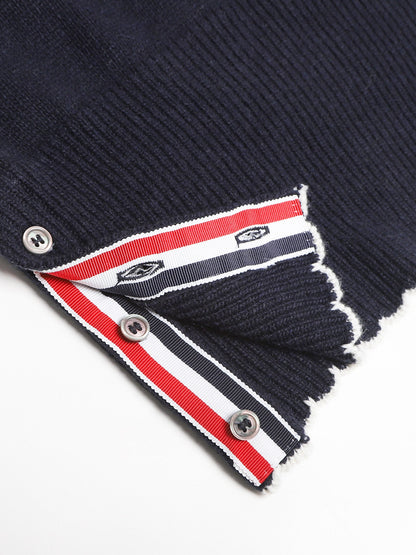 Men's Four-Stripe Crew Neck Knit Sweater THOM TREND