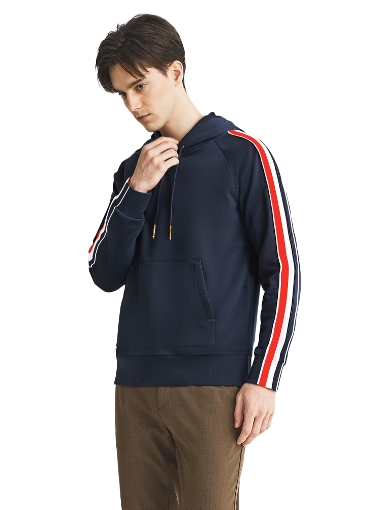 2025SS  Color-blocked hoodie THOM TREND