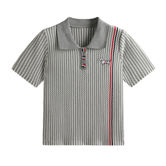 2025SS  vertical striped short sleeves THOM TREND