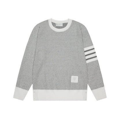 2025SS Colorblock four-bar sweater THOM TREND