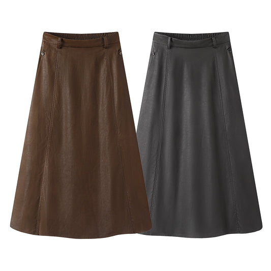 2025SS leather skirt THOM TREND