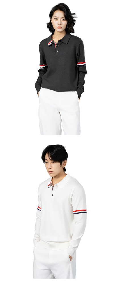 2025SS Unisex lapel sweater THOM TREND