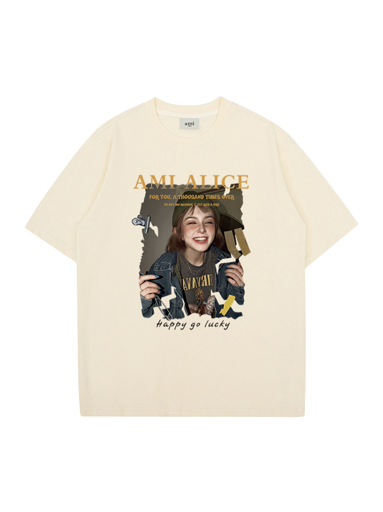 Unisex retro short-sleeved shirt THOM TREND