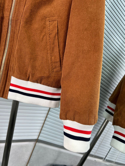 2025SS Corduroy color-block jacket THOM TREND