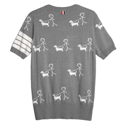 2025SS  Knitted T-shirt THOM TREND