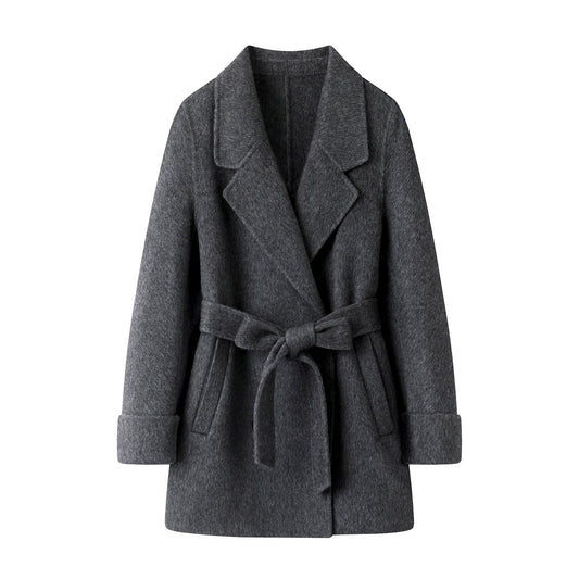 2025SS Double-breasted woolen coat THOM TREND