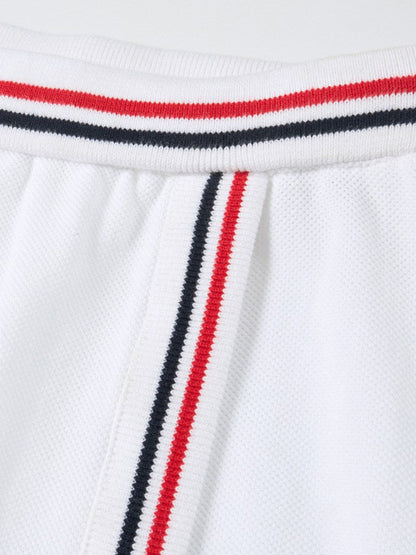 Wool Four-Bar Stripe Knit Cardigan（副本） THOM TREND