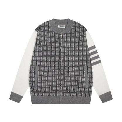 2025SS  color-block plaid jacket THOM TREND
