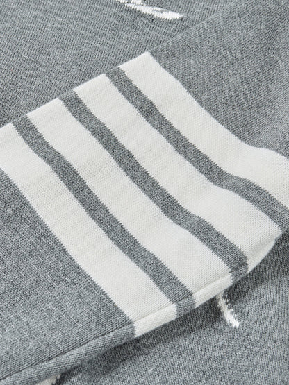 2025SS Feather intarsia sweater THOM TREND