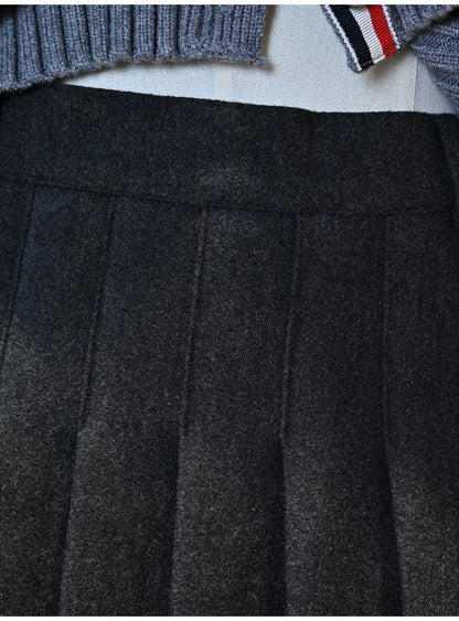 wool pleated skirt THOM TREND