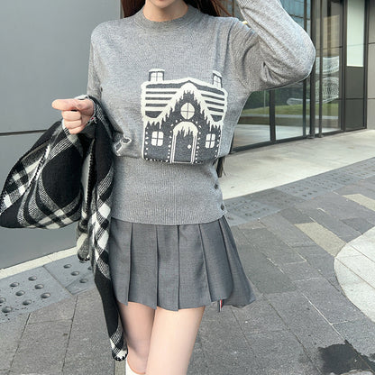 Christmas House Knitted Sweater