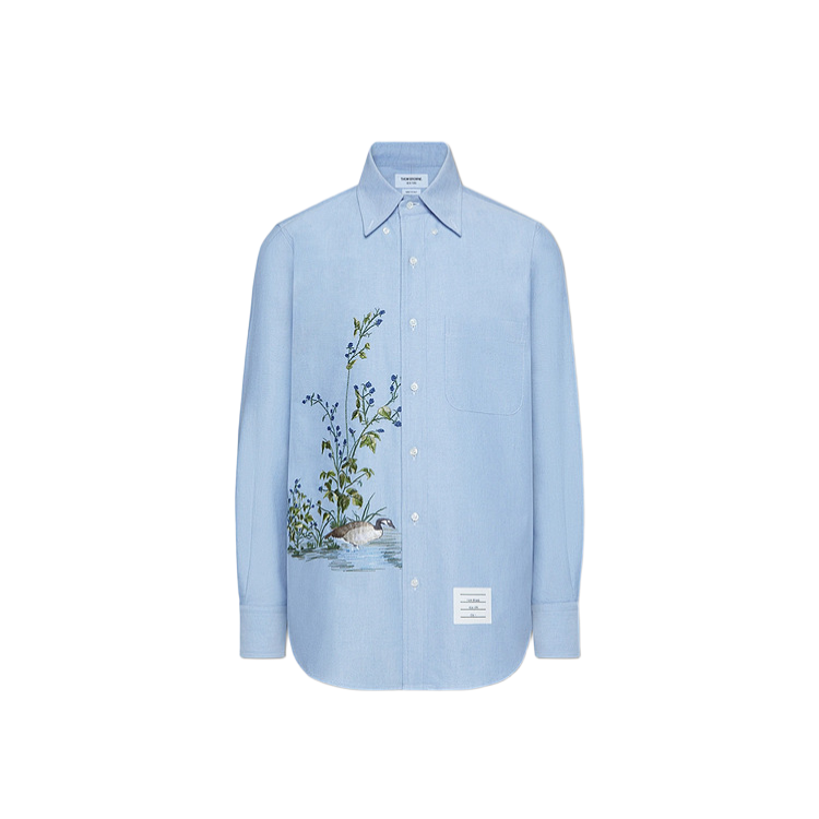 2025SS   Embroidered Oxford Shirt THOM TREND