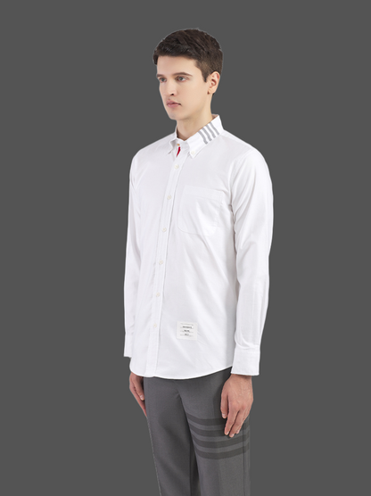 2025SSS Striped shirt with collar THOM TREND