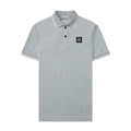 Stone Island Compass Badge Contrast Trim Polo Shirt - Gray product detail view