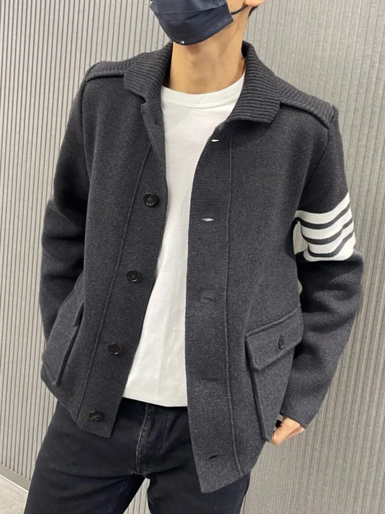 Men's jacket by Thom Browne, outerwear detail view