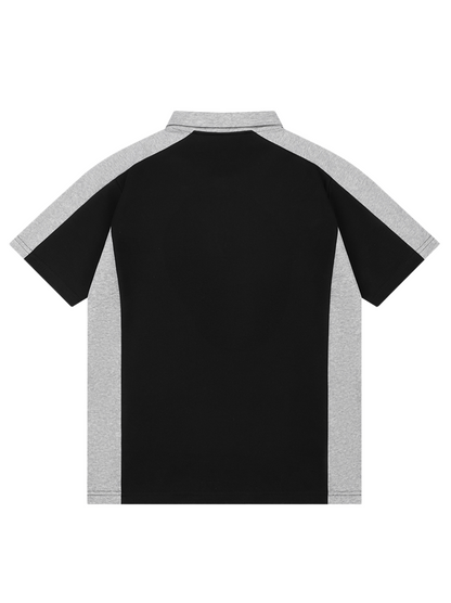 Unisex patchwork polo shirt THOM TREND