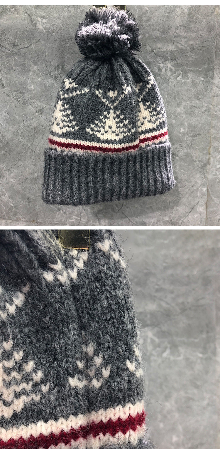 2025SS  Fair Isle hat THOM TREND