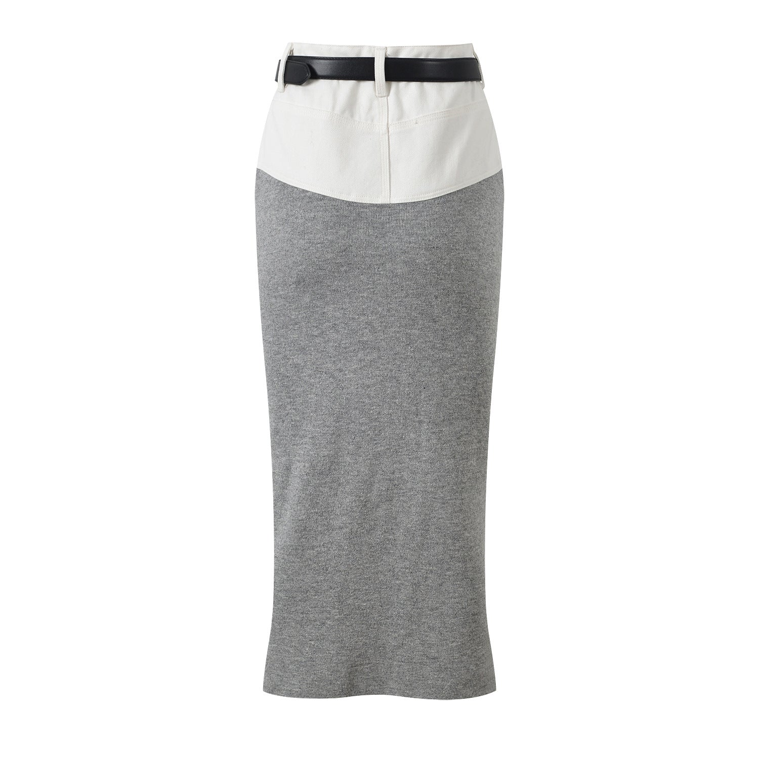 Short-sleeved knitted top + hip skirt THOM TREND