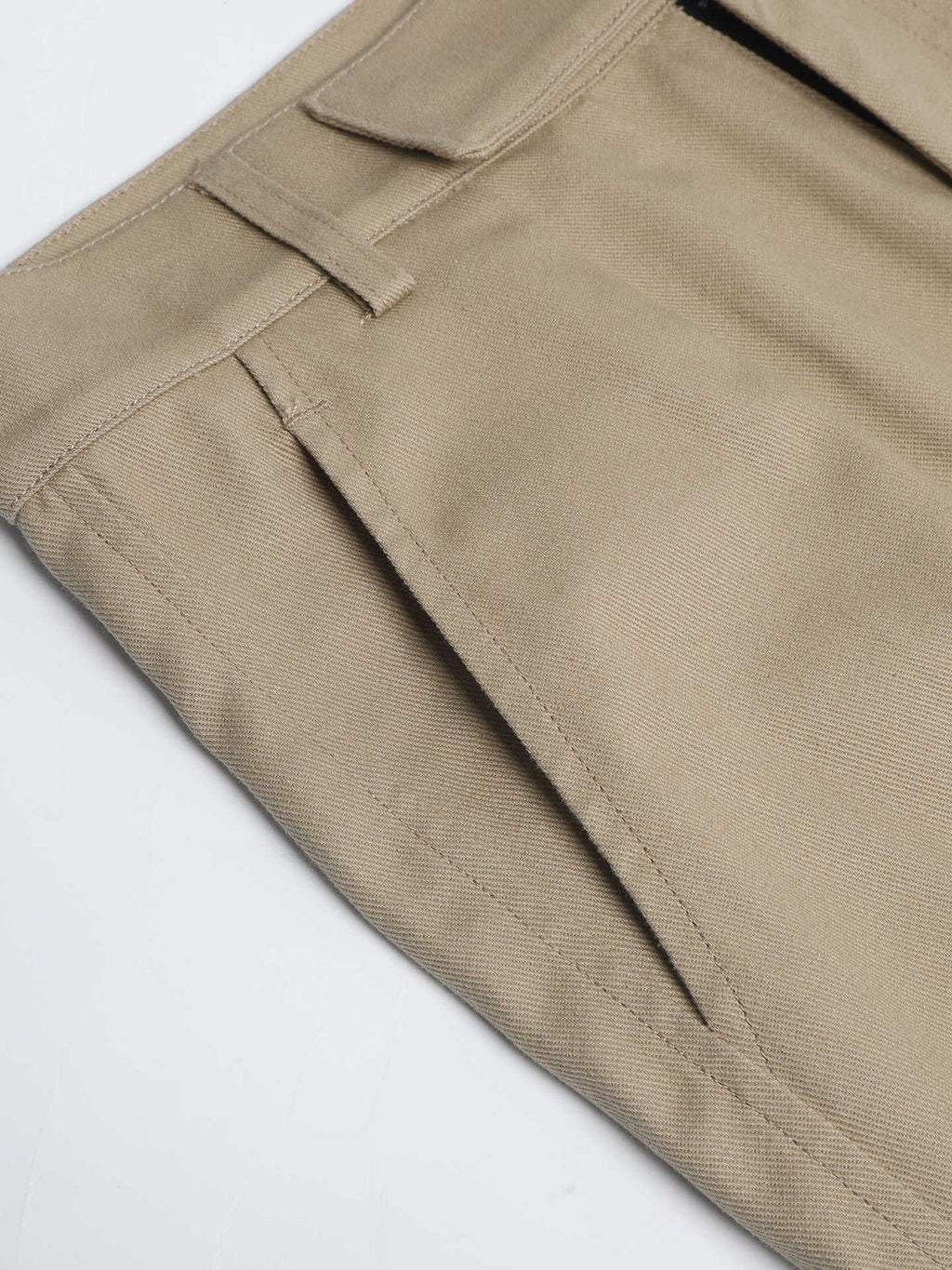 Thom Browne Style Men's Casual Cargo Pants - 100% Cotton with Adjustable Backstrap with Signature... - Image 8