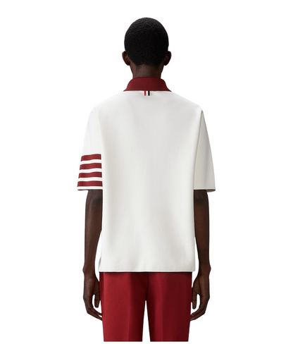 Four-striped POLO short sleeve THOM TREND