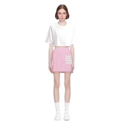 Women's short pleated skirt