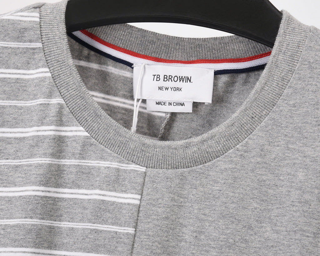 Short-sleeved T-shirt by Thom Browne, product detail view