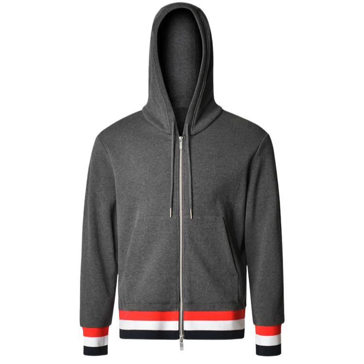 Unisex sweatshirts by Thom Browne, garment detail view