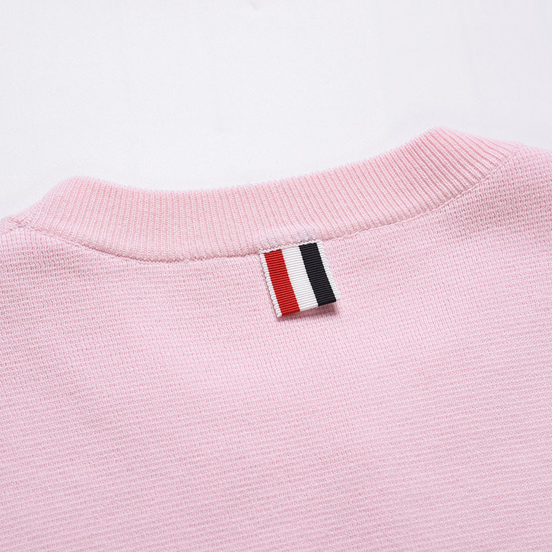 Men's sweater by Thom Browne, knitwear detail view