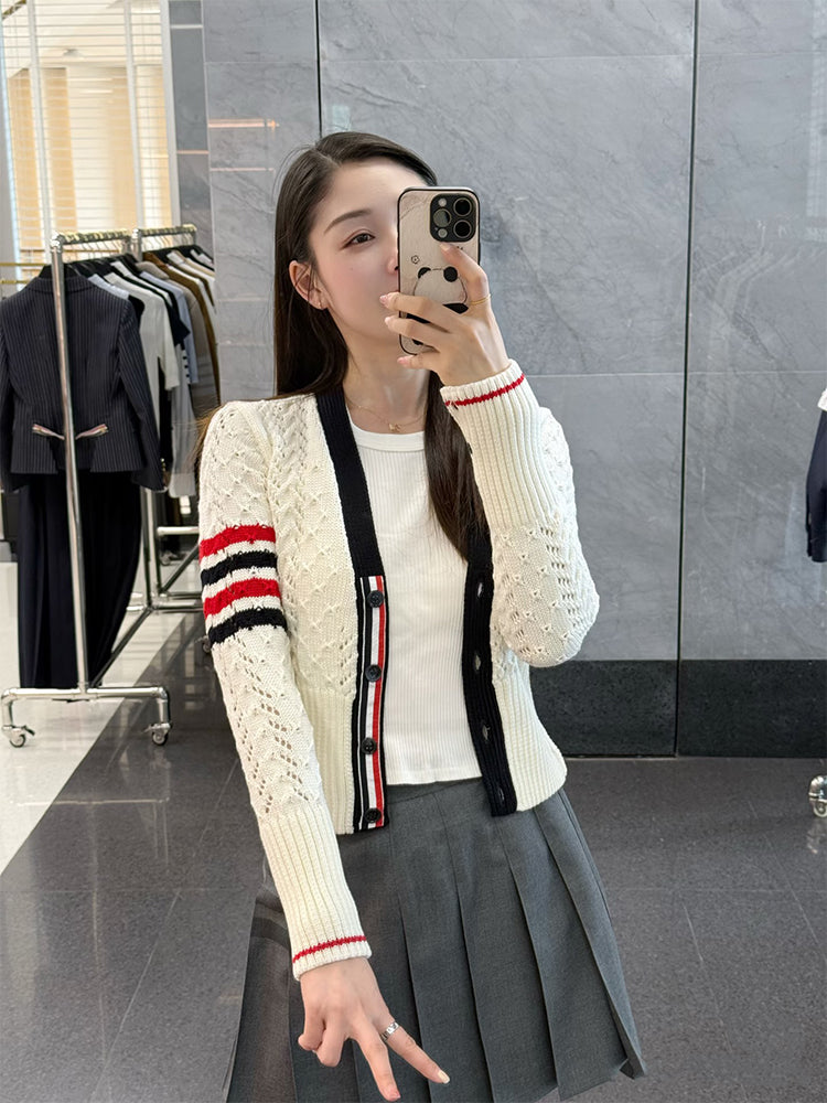 2025SS Women's knitted cardigan THOM TREND