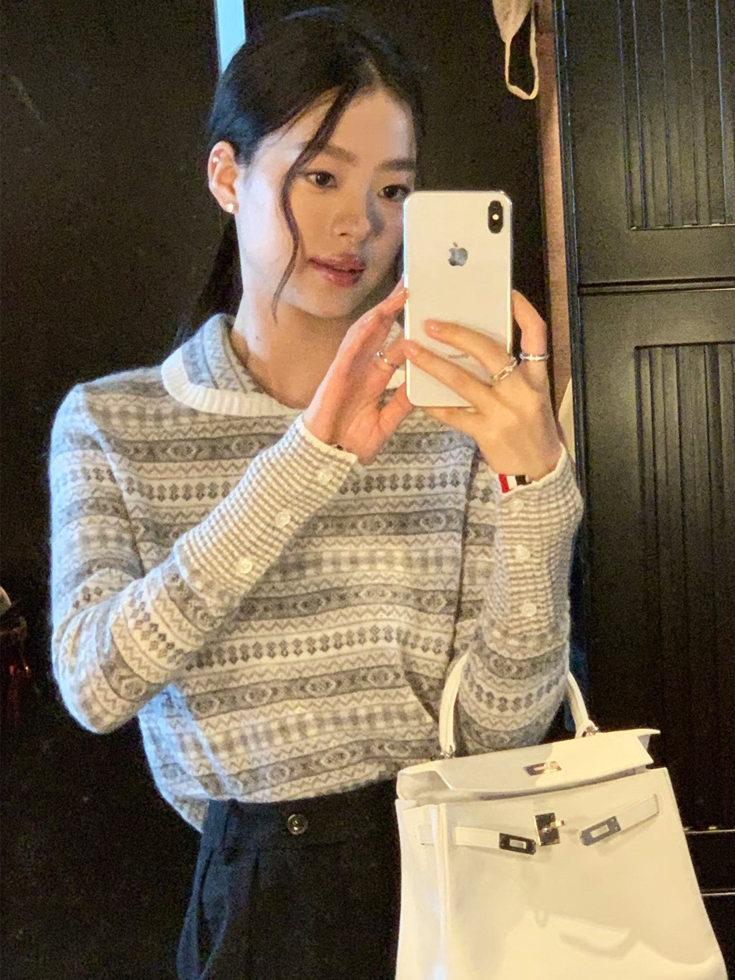 2026SS  Women's collared knit sweater