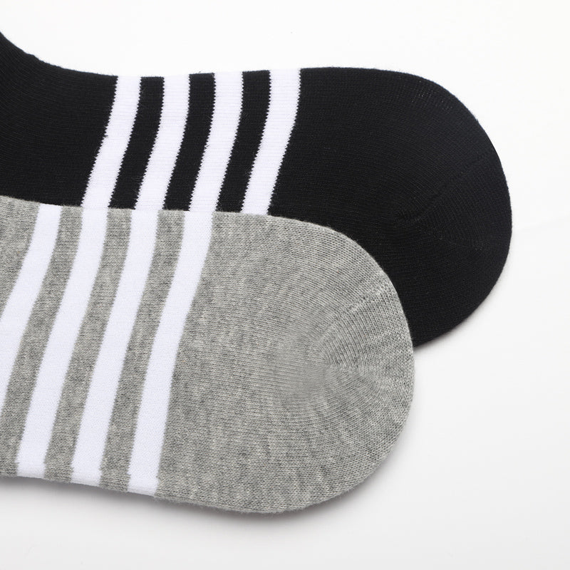Four-bar striped boat socks THOM TREND