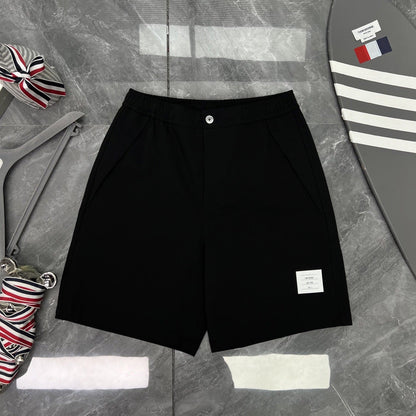 Colorblock Wave-Stripe Polo Tee – Unisex Summer Short Sleeve（副本） THOM TREND