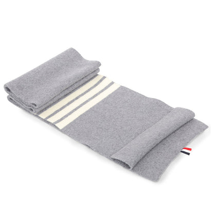 Four stripes scarf hat autumn and winter THOM TREND