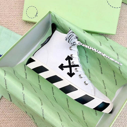 OFF-Whlte high-top sneakers#48 4-Bar