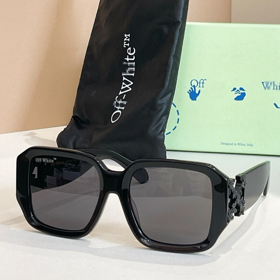 OFF-Whlte Arrow logo sunglasses#001 4-Bar