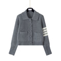 wool knit cardigan - Image 6