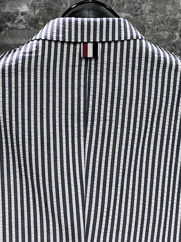 2025SSS Men's striped suit THOM TREND