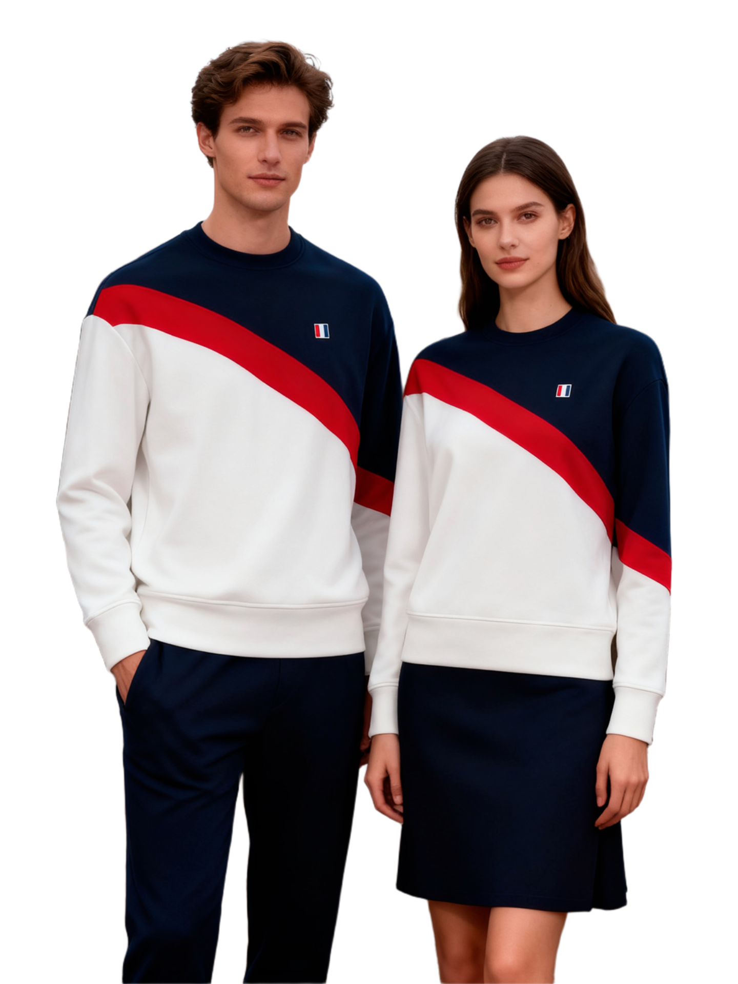 2025SS Unisex patchwork sweatshirt THOM TREND