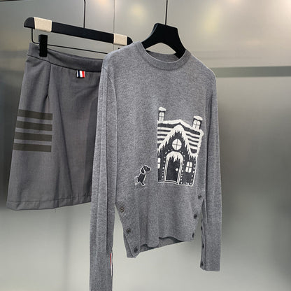 Christmas House Knitted Sweater