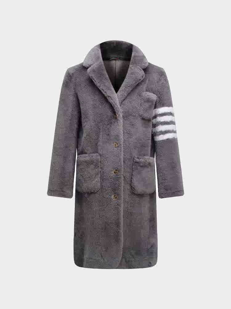 Sheep wool long coat - Image 4