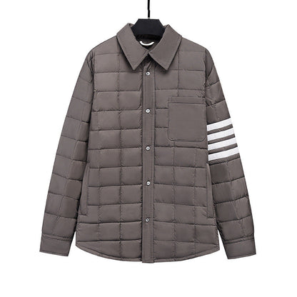 2025SSS Plaid four-bar jacket THOM TREND