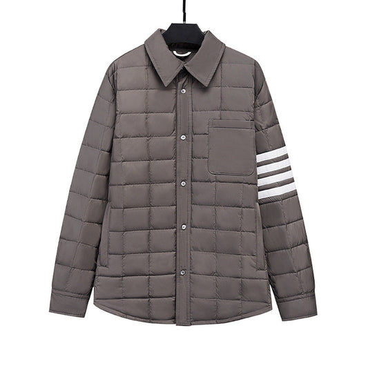 2025SSS Plaid four-bar jacket THOM TREND