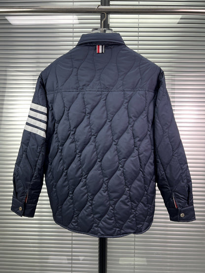 Diamond striped down jacket THOM TREND