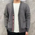 Cardigan by Thom Browne, knitwear detail view