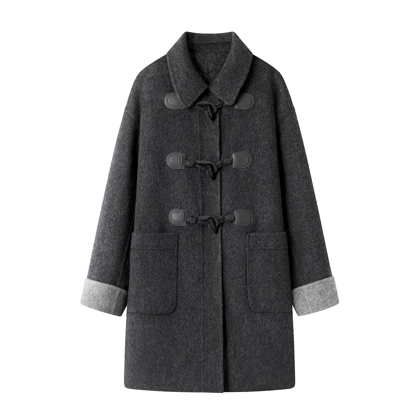 2025SS Horn button mid-length coat THOM TREND